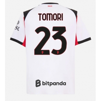 AC Milan Fikayo Tomori #23 Maglia Gara Trasferta Repliche 2025-26 Maniche Corte